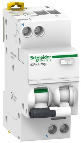 Выключатель автоматический дифференциальный iDPN H VIGI 1п+N 20А C 30мА тип Asi | код. A9D38620 | Schneider Electric 